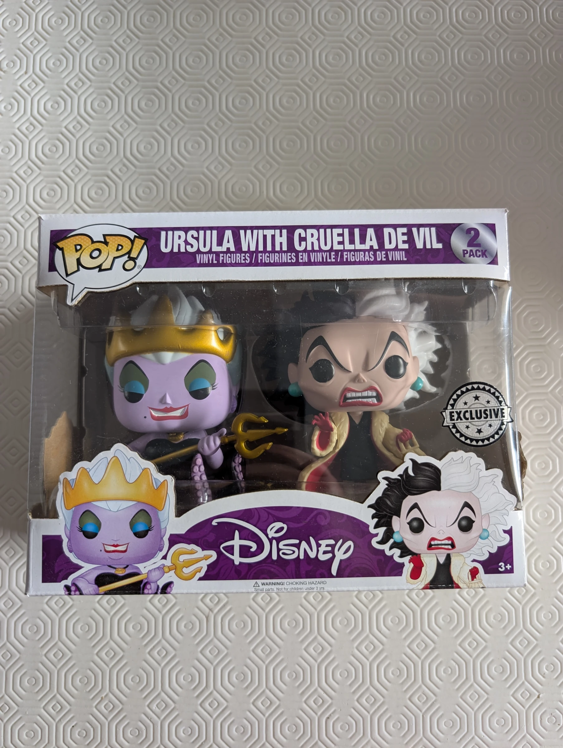 Funko Pop! Disney Ursula & Cruella De Vil – Pack Exclusif 2 figurines